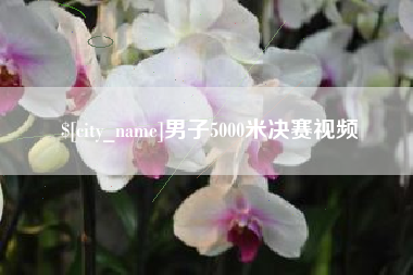 鸡西男子5000米决赛视频