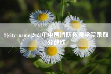 鸡西2021年中国消防救援学院录取分数线
