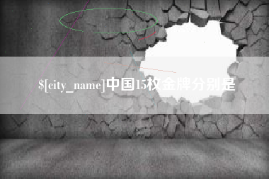 鸡西中国15枚金牌分别是