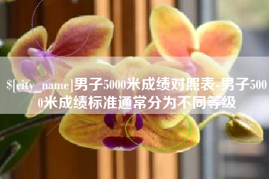 鸡西男子5000米成绩对照表-男子5000米成绩标准通常分为不同等级