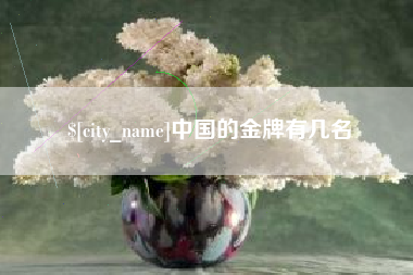 鸡西中国的金牌有几名