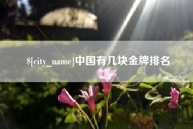 鸡西中国有几块金牌排名