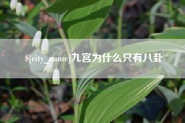 鸡西九宫为什么只有八卦