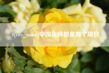 鸡西中国金牌都是哪个项目