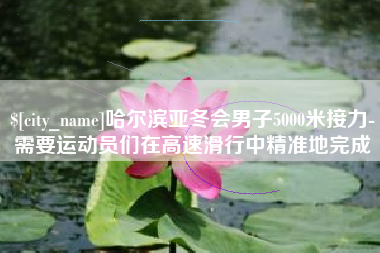 鸡西哈尔滨亚冬会男子5000米接力-需要运动员们在高速滑行中精准地完成