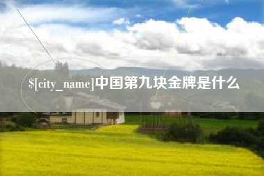 鸡西中国第九块金牌是什么