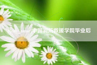鸡西中国消防救援学院毕业后
