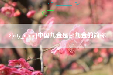 鸡西中国九金是哪九金的简称