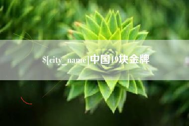 鸡西中国19块金牌