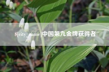 鸡西中国第九金牌获得者