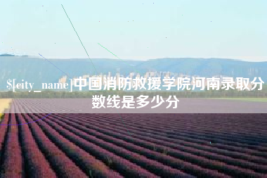 鸡西中国消防救援学院河南录取分数线是多少分