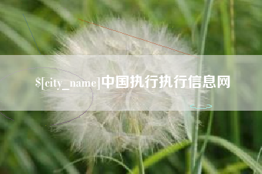 鸡西中国执行执行信息网