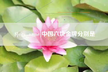鸡西中国六块金牌分别是